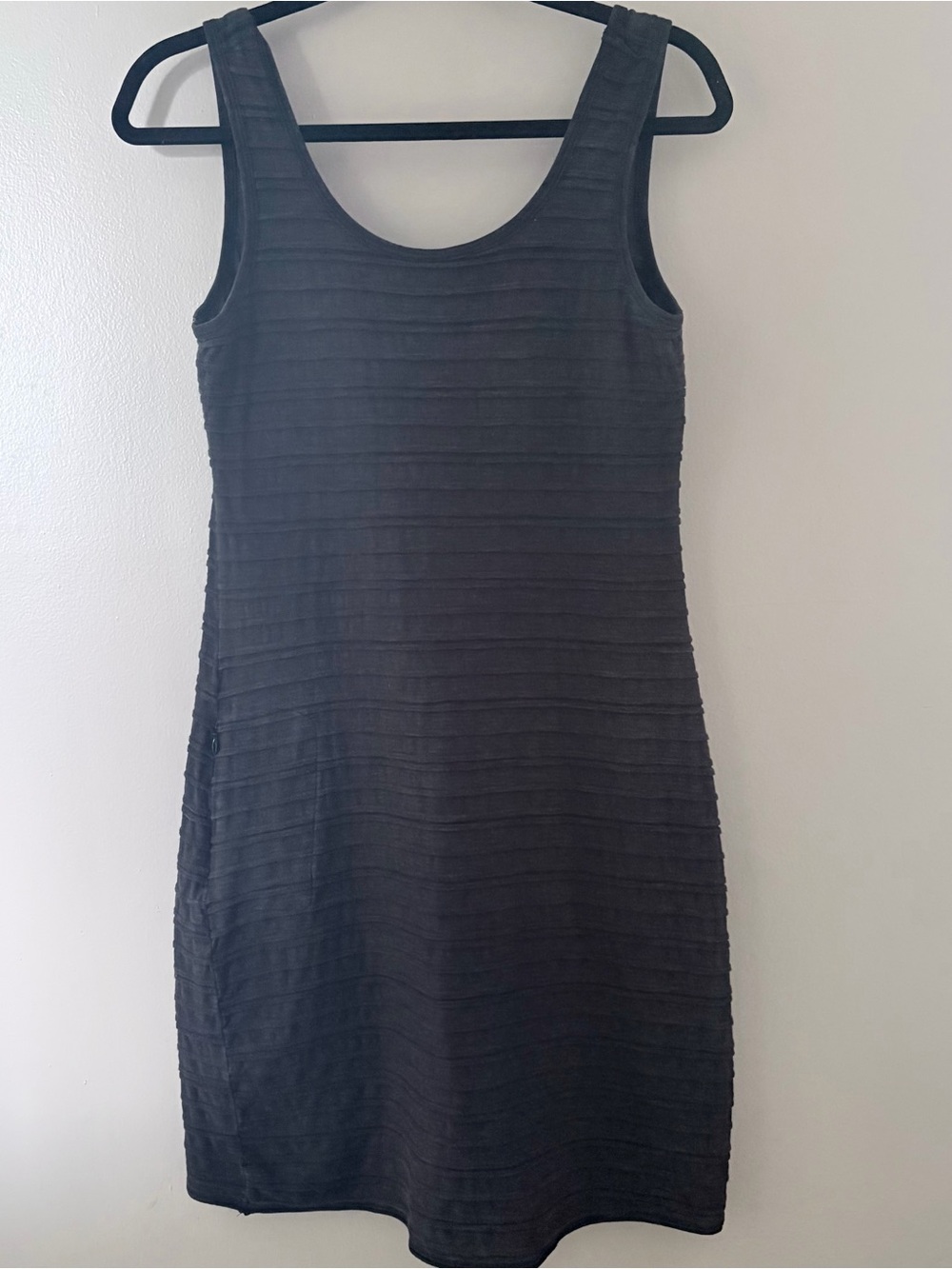Toad&Co Black Samba Flow Sleeveless Tank Dress Size S Organic Cotton Blend - Picture 1 of 7